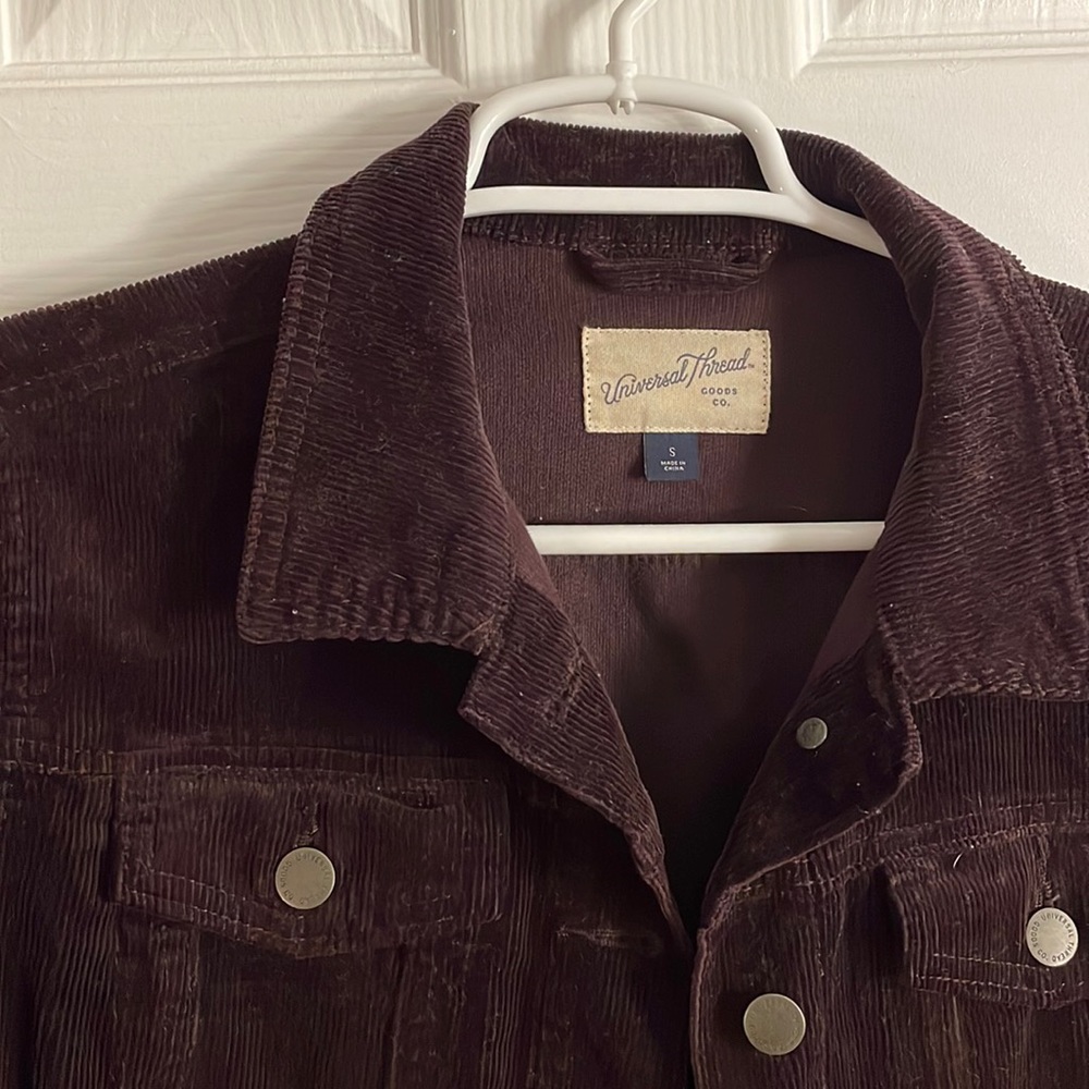 Universal Thread plum corduroy shacket